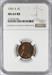1931-S Lincoln 1C NGC MS64 Red Brown