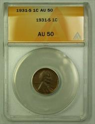 1931-S Lincoln Wheat Cent 1c ANACS  (B) (WW)