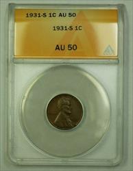 1931-S Lincoln Wheat Cent 1c ANACS  (D) (WW)
