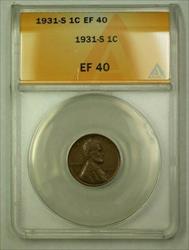 1931-S Lincoln Wheat Cent 1c ANACS  (H) (WW)