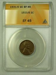 1931-S Lincoln Wheat Cent 1c ANACS  (I) (WW)