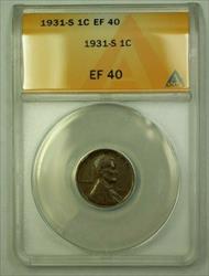 1931-S Lincoln Wheat Cent 1c ANACS  (N) (WW)