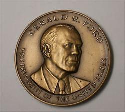US Mint Herbert Hoover Presidential High Relief Bronze Inaugural Medal Open