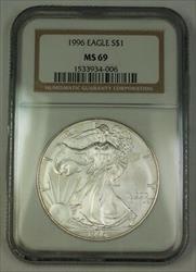 1996 American  Eagle ASE  $1  NGC Nearly Perfect GEM