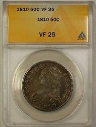 1810 Capped Bust  Half  50c ANACS (Better )