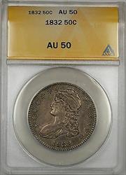 1832 Capped Bust  Half  50c  ANACS (5)