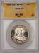 1949 Franklin  Half  50c  ANACS FBL Nicely Toned