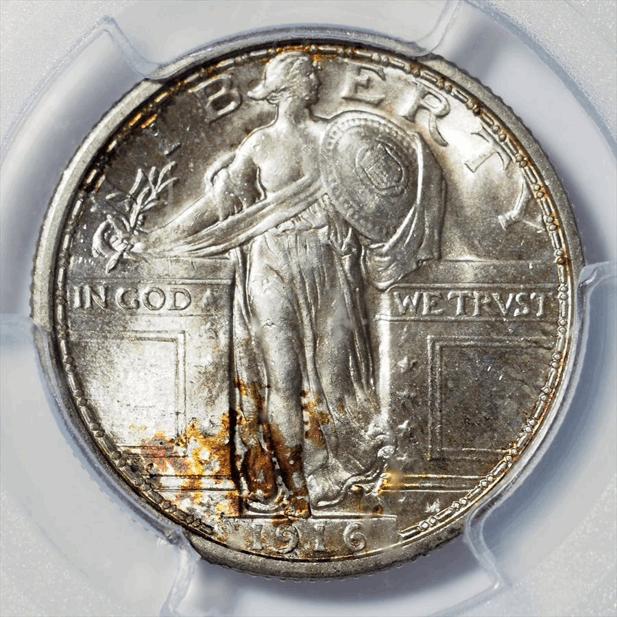 Coin World Marketplace | SILVER 1916 Standing Liberty Quarter - MS65