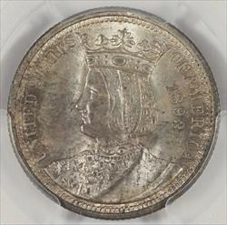 1893 Isabella Quarter -- PCGS MS65