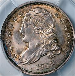 1836 Capped Bust Dime -- PCGS MS65