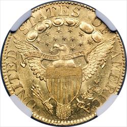 1802/1 Capped Bust $5 Heraldic Eagle -- NGC MS64