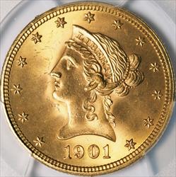 1901 $10 Liberty - PCGS MS67