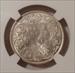 India - British Victoria 1899 B Silver 1/2 Rupee Backwards B MS62 NGC