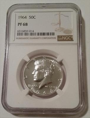 1964 Kennedy Silver Half Dollar Proof PF68 NGC