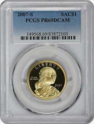 FIRST STRIKE 2015-S PROOF Sacagawea Native American Dollar Coin PCGS PR69DCAM 