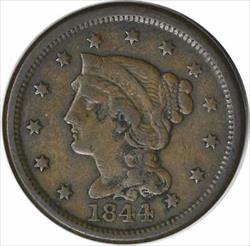 1844/81 Large Cent VF Uncertified #214