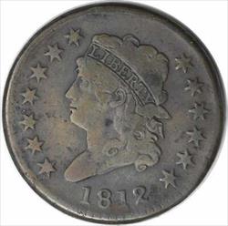 1812 Large Cent VF Uncertified #320