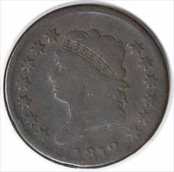 1812 Large Cent VG Uncertified #330