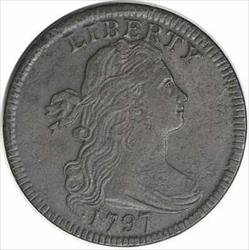 1797 Large Cent VF Mild Porosity Uncertified #1055