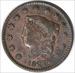 1827 Large Cent VF Uncertified #103