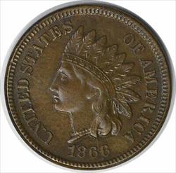 1866 Indian Cent AU Uncertified #207