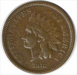 1872 Indian Cent VF Uncertified #239