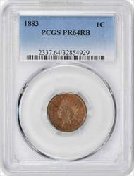 1883 Indian Cent PR64RB PCGS