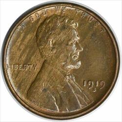 1919-S Lincoln Cent MS63 Uncertified #1053