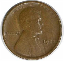 1922-D Lincoln Cent Weak D VG Uncertified #157