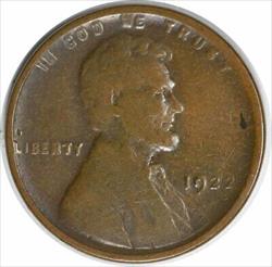 1922-D Lincoln Cent Weak D VG Uncertified #159
