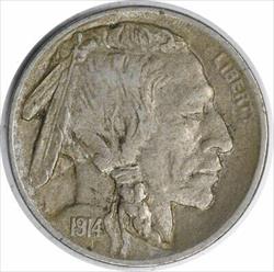 1914-S Buffalo Nickel AU Uncertified #915