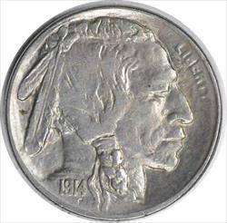 1914-S Buffalo Nickel AU Uncertified #917