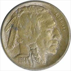 1914-S Buffalo Nickel AU Uncertified #918