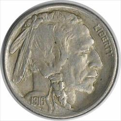 1916-S Buffalo Nickel AU Uncertified #1254