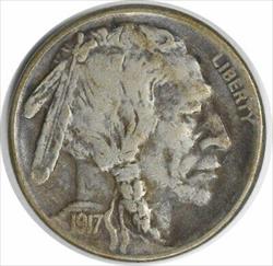 1917-S Buffalo Nickel VF Uncertified #121