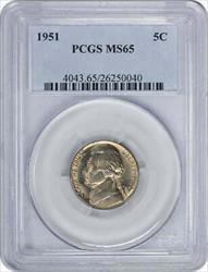 1951-P Jefferson Nickel MS65 PCGS