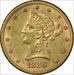 1886 $10 Gold Liberty Head AU58 Uncertified #305