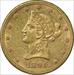 1891 $10 Gold Liberty Head AU58 Uncertified #311