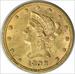 1893 $10 Gold Liberty Head AU58 Uncertified #314