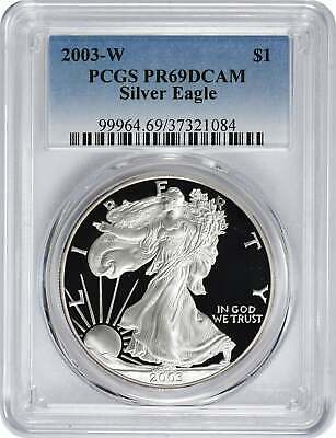 2003-W $1 American Silver Eagle PR69DCAM PCGS