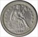 1841-O Liberty Seated Silver Dime AU Uncertified #1105