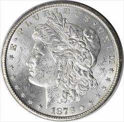 1878-CC Morgan Silver Dollar MS60 Uncertified #153