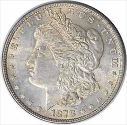 1878 Morgan Silver Dollar 7/8TF MS63 Uncertified #307