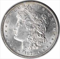 1878 Morgan Silver Dollar 7/8TF MS63 Uncertified #308