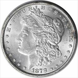 1878 Morgan Silver Dollar 7TF Reverse of 1879 MS63 Uncertified #153
