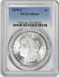 1879-S Morgan Silver Dollar MS66+ PCGS