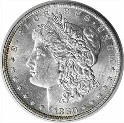 1880-O Morgan Silver Dollar MS63 Uncertified #1241