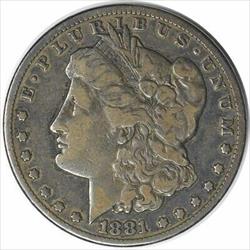 1881-CC Morgan Silver Dollar VF Uncertified #1220