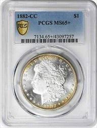 1882-CC Morgan Silver Dollar MS65+ PCGS
