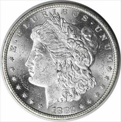 1882-CC Morgan Silver Dollar MS60 Uncertified #1250